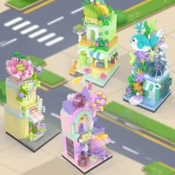 Yuxin YX885 Blooming Florist Love of Lavender Street Scen...