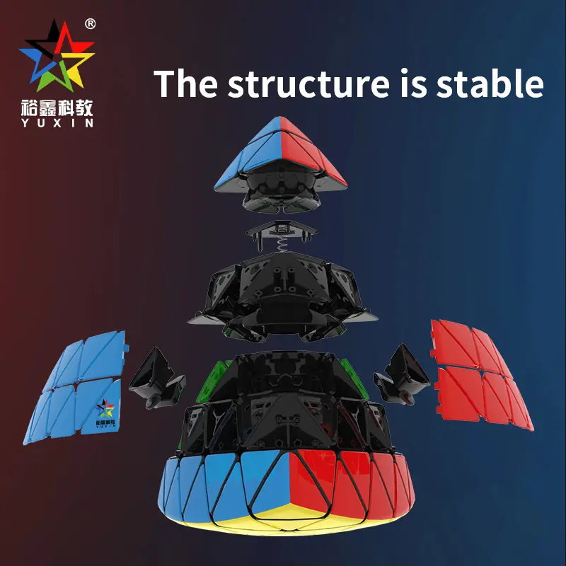 Yuxin Huanglong 1737 5*5*5 pyraminx, Flagship Magic Cube, High-end Product Series