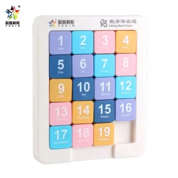 Yuxin 6105 Morandi 3*3 Number Klotski Klotski Series Trad...