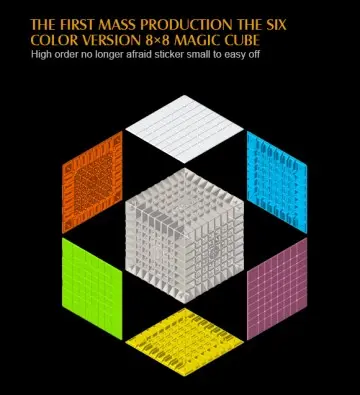 Yuxin Huanglong 1068 8*8*8 Rubik's Cube, Flagship Rubik's Cube, High-end Product Series