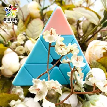 Yuxin 1688 Macaron pyraminx,Macaron Series Cube, Children...
