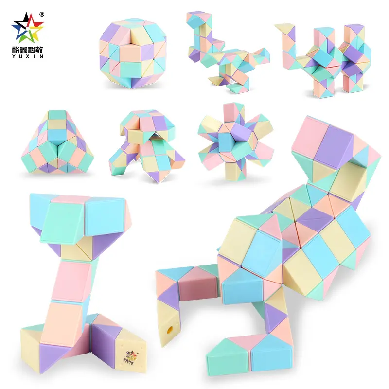 Yuxin 1695\1696\1697\1698 Macaro Magic Ruler Magic Ruler Series Products  Children's Puzzle Toys