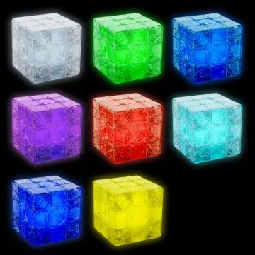Yuxin 1739 Light & Shadow Cube Colorful Magic Cube Children's Puzzle Toys
